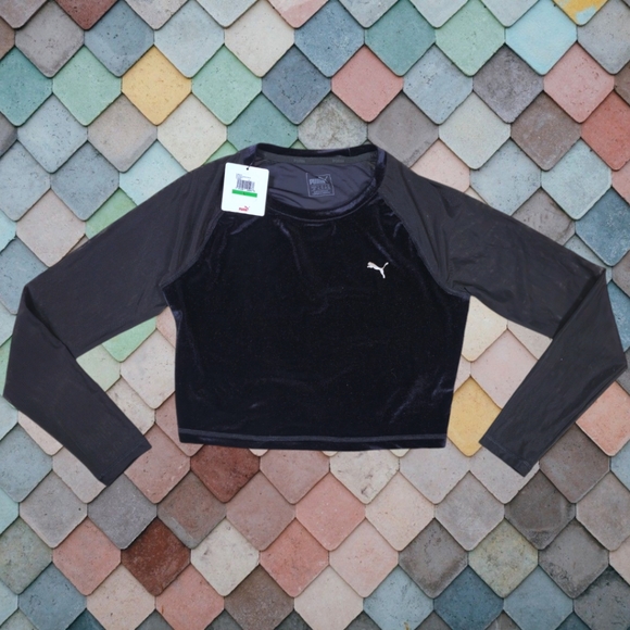 NWT PUMA EXPLOSIVE VELVET TOP AND TIGHTS - Picture 6 of 10